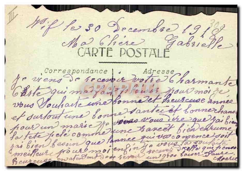 CPA Fantaisie Main Fleurs  — Verso