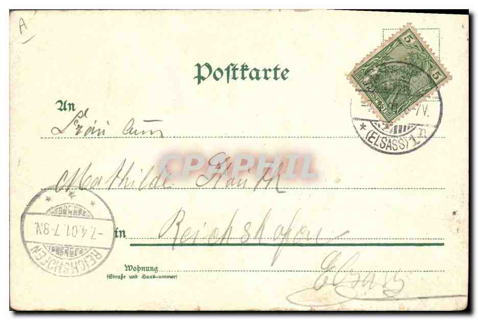 Maine — Gruss aus — éditeur E.B.R.C.L.B. n° 8230 — Verso