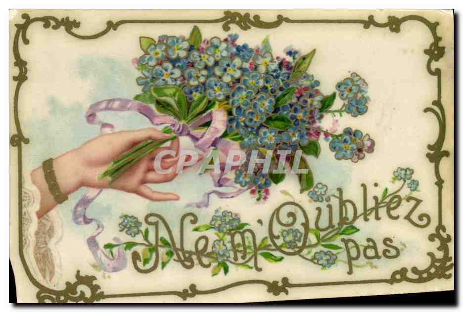 Bouquet de fleurs — 'N'em'oubliez pas' — J. C. Paris N° 1951