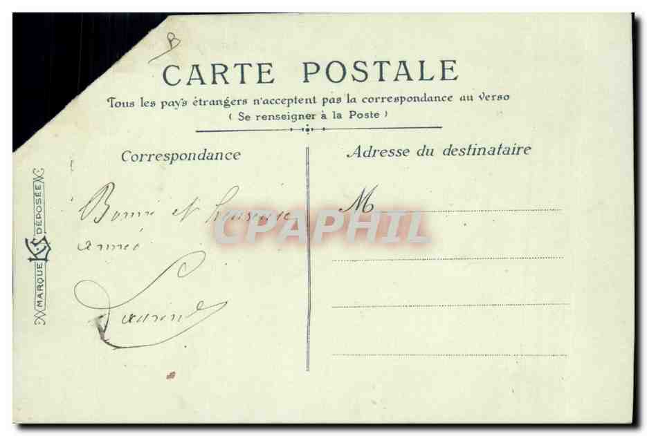 Dove et roses — Bonne Année — Carte postale décorative — Reverso