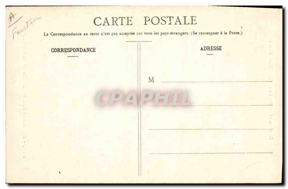 CPA Folklore Femme et fillette de Plougastel Daoulas — Verso