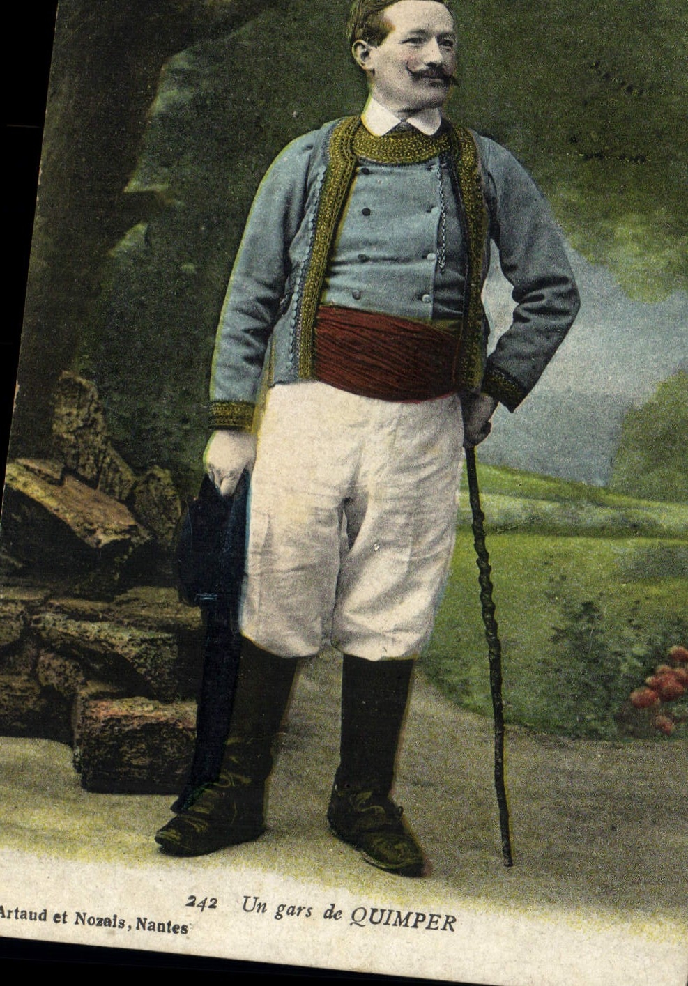 CPA Folklore Un gars de Quimper