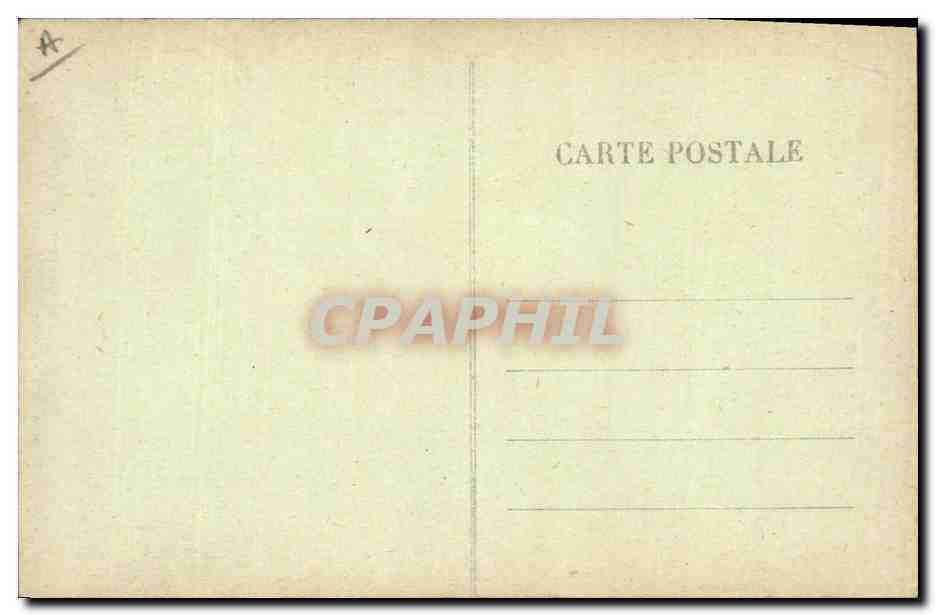 CPA Folklore Bigoudenne Etude de coiffe — Verso