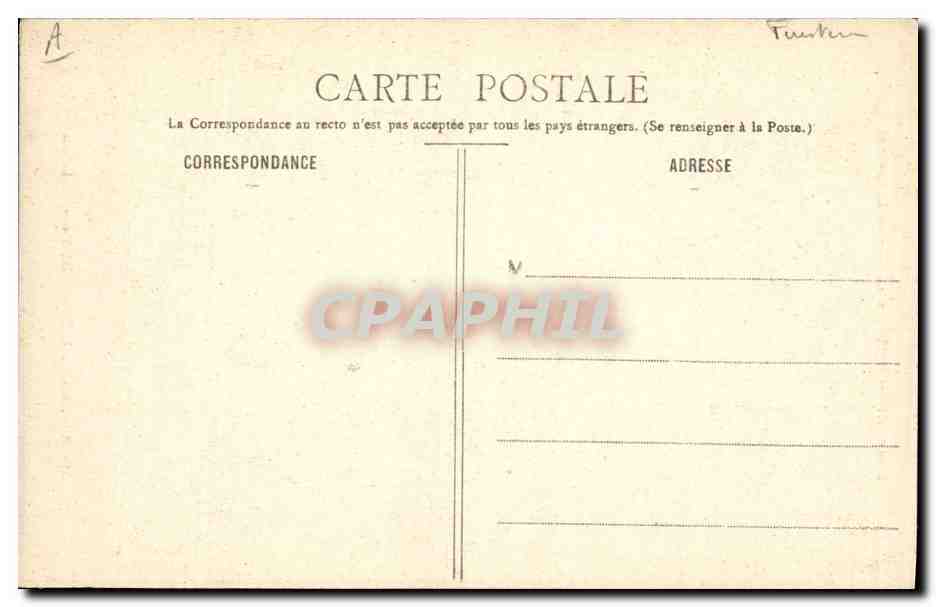 CPA Folklore Jeune fille de St Pol de Leon — Verso