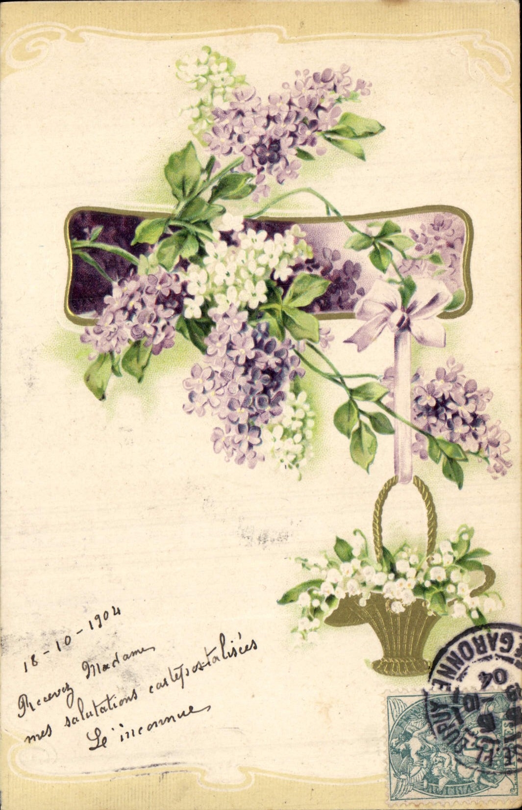 CPA Fantaisie Fleurs 