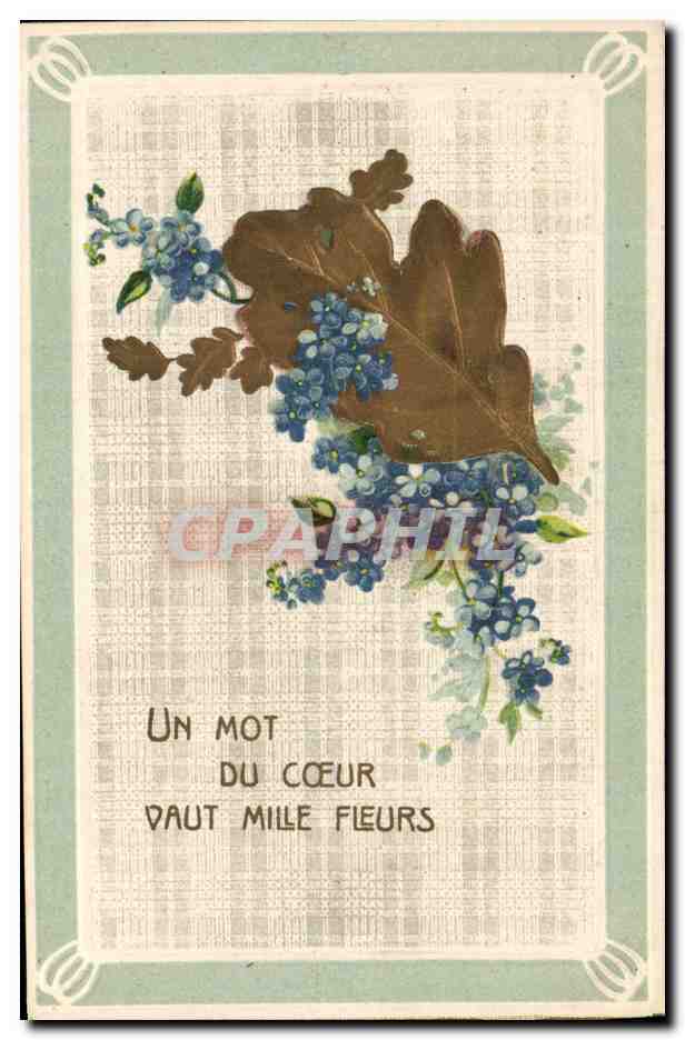 CPA Fantaisie Fleurs 