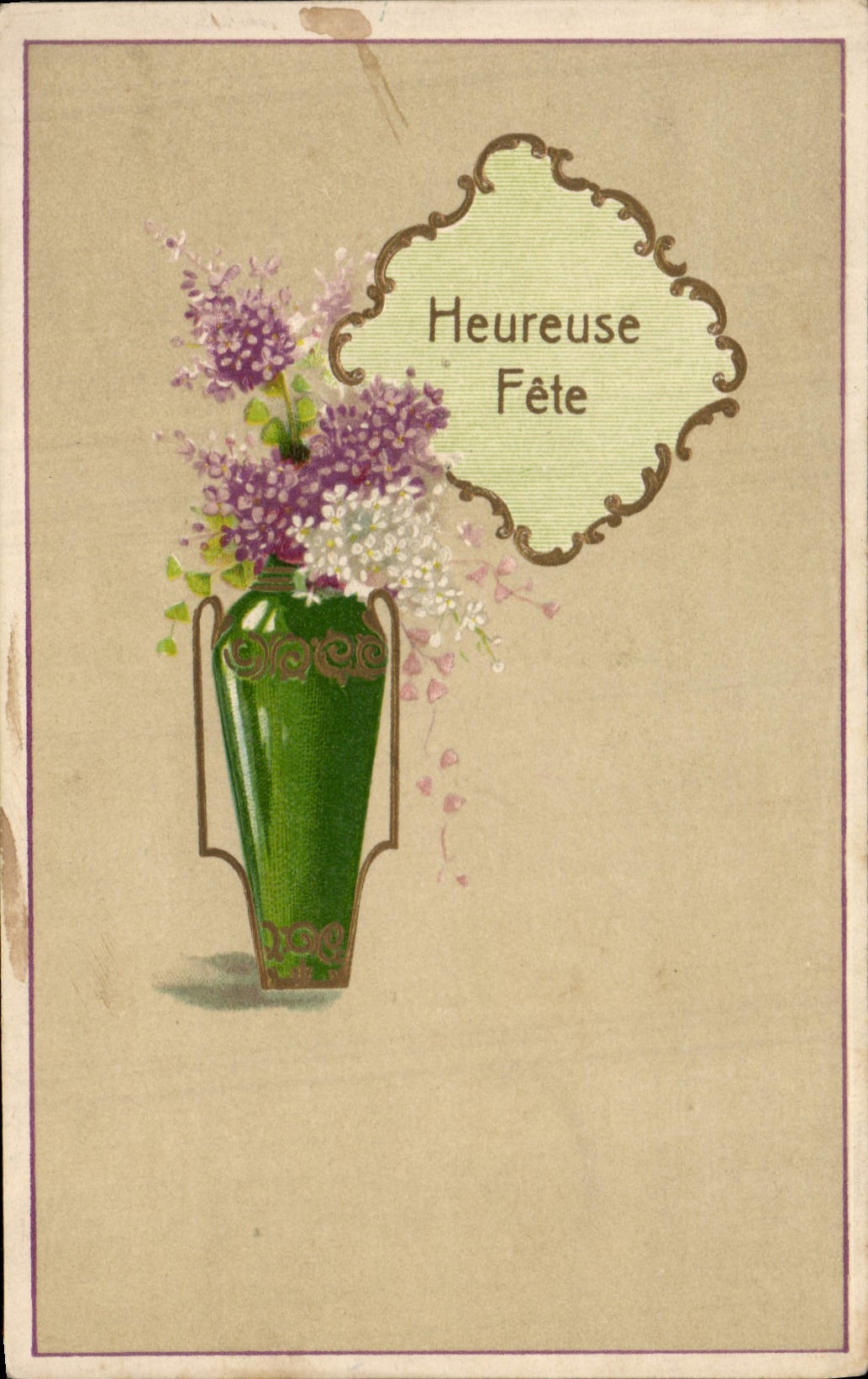 CPA Fantaisie Fleurs 