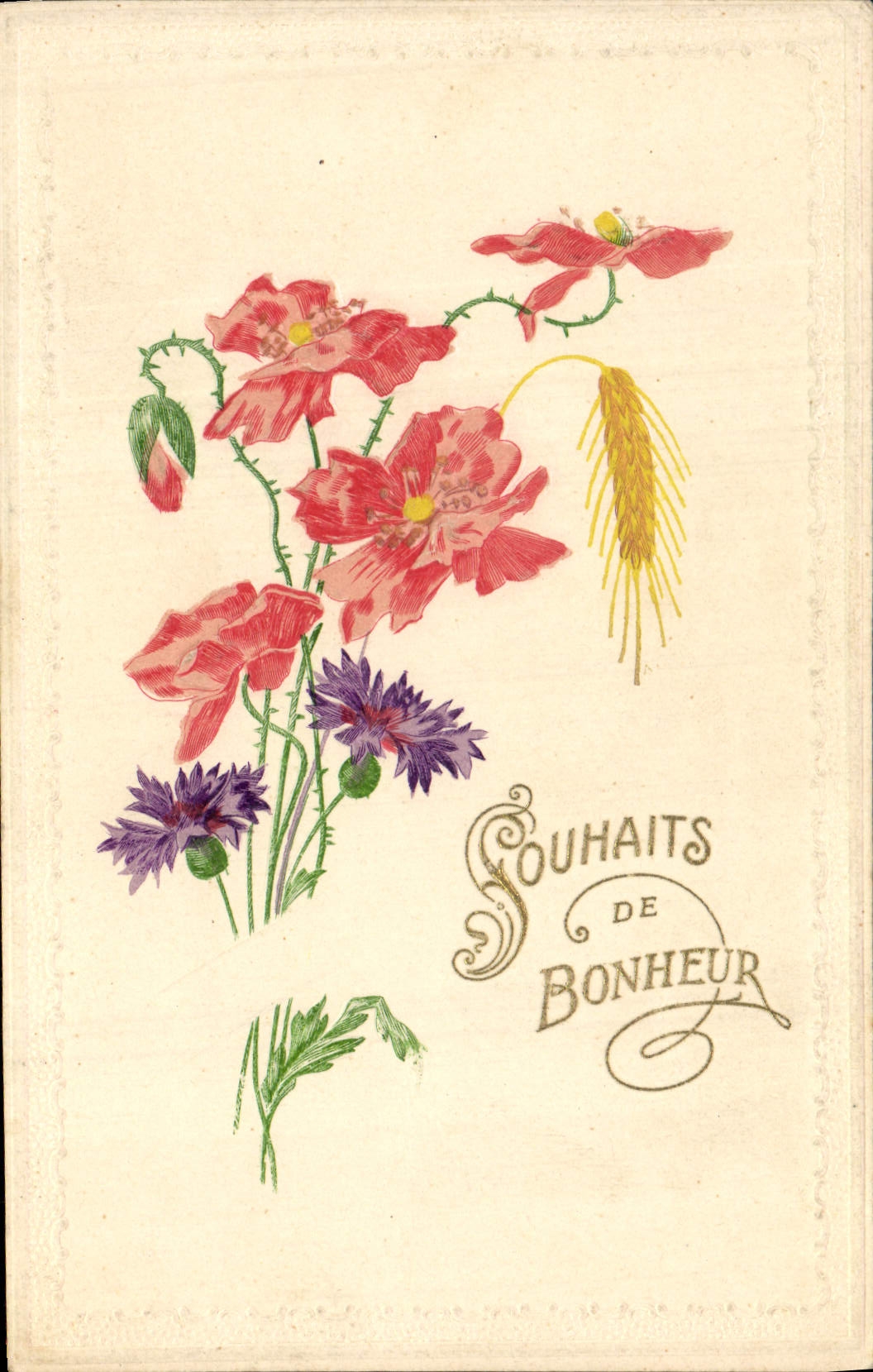 CPA Fantaisie Fleurs 