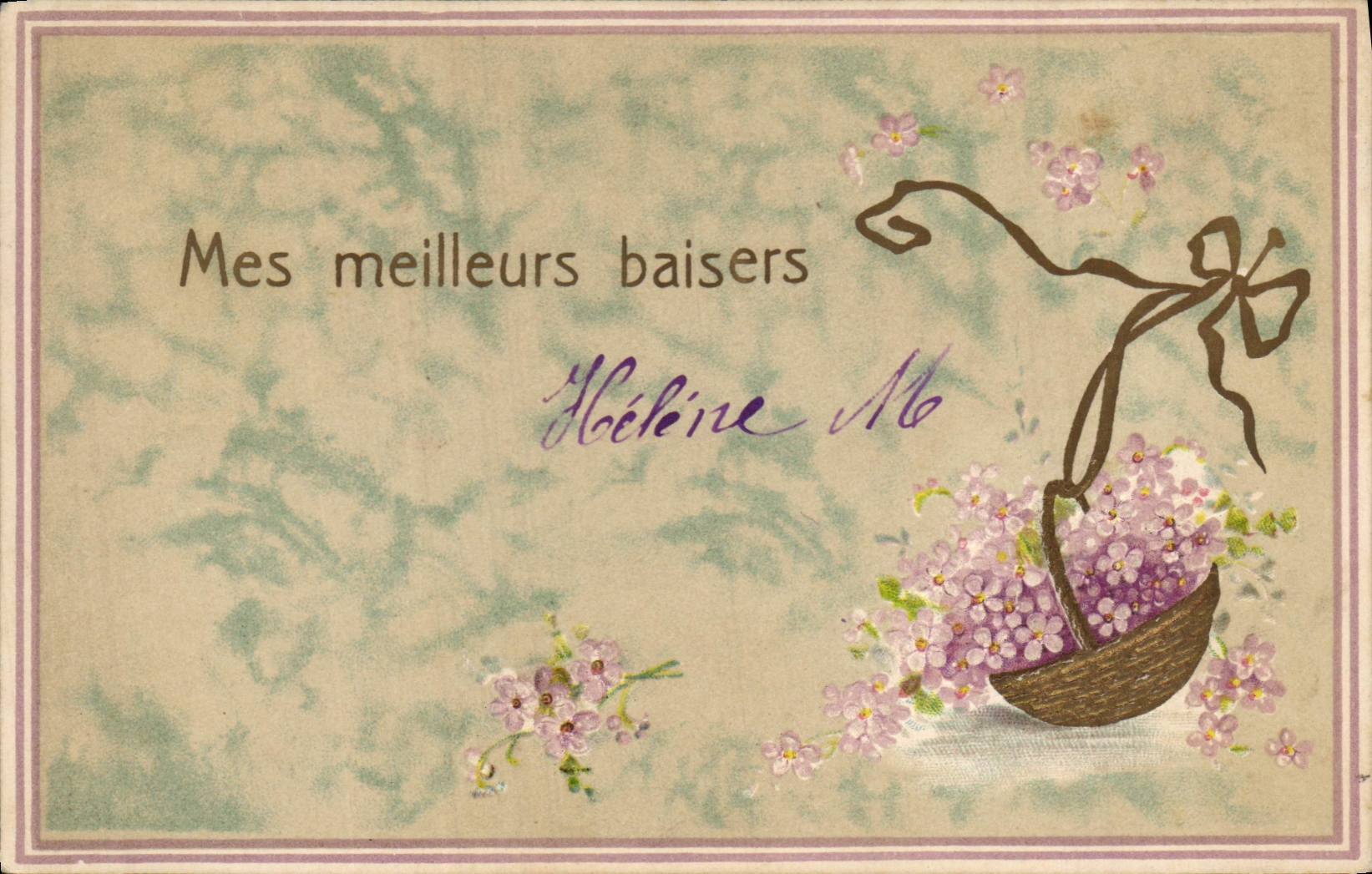CPA Fantaisie Fleurs 