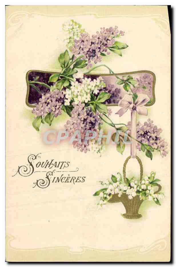 CPA Fantaisie Fleurs 
