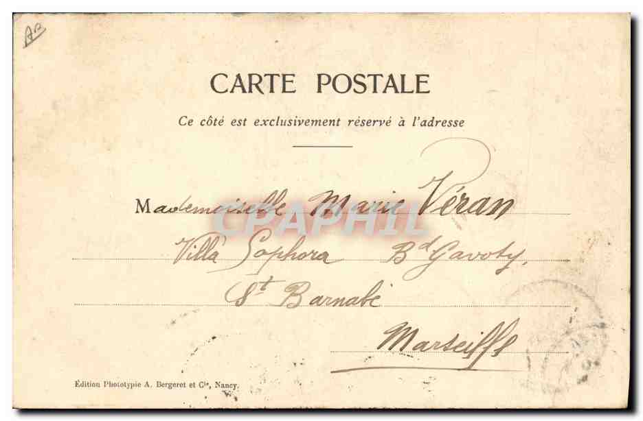 CPA Folklore Dentelle Dentelliere Point d'Alencon  — Verso