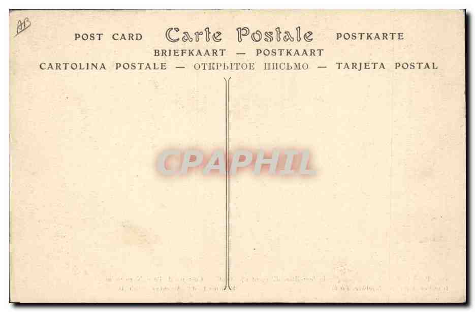 CPA Folklore Dentelle Dentelliere Point Colbert et d'Alencon Ecole dentelliere d'Argentan Normandie — Verso