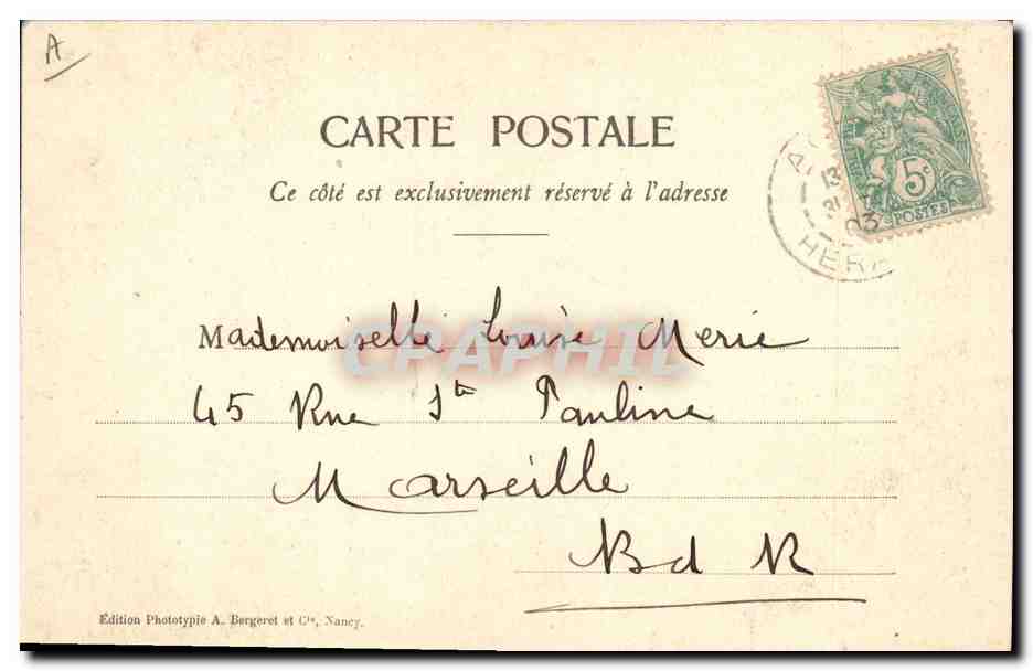 CPA Folklore Dentelle Dentelliere Bruxelles Poisson — Verso