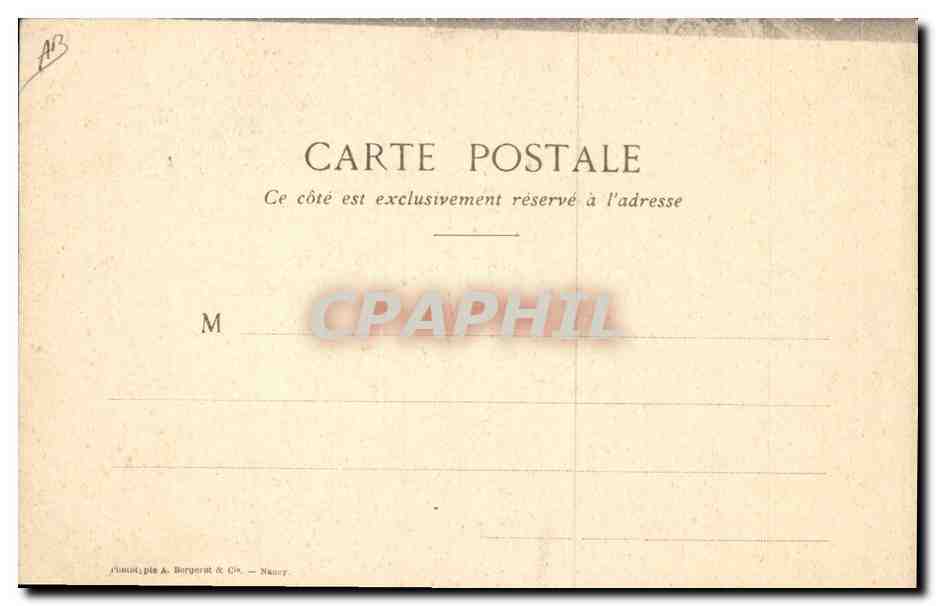 CPA Folklore Dentelle Dentelliere Point de Venise — Verso