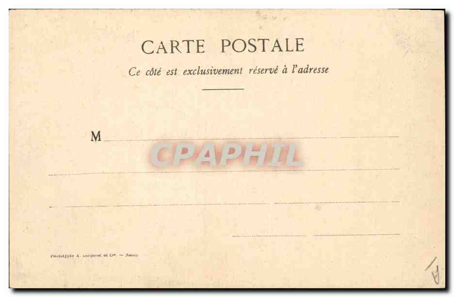 CPA Folklore Dentelle Dentelliere Luxeuil — Verso