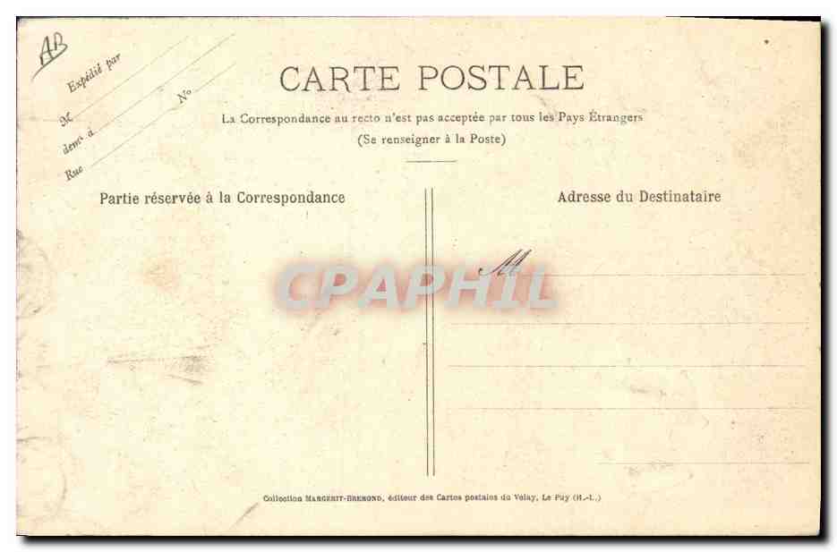 CPA Folklore Dentelle Dentelliere Lingerie Cluny — Verso