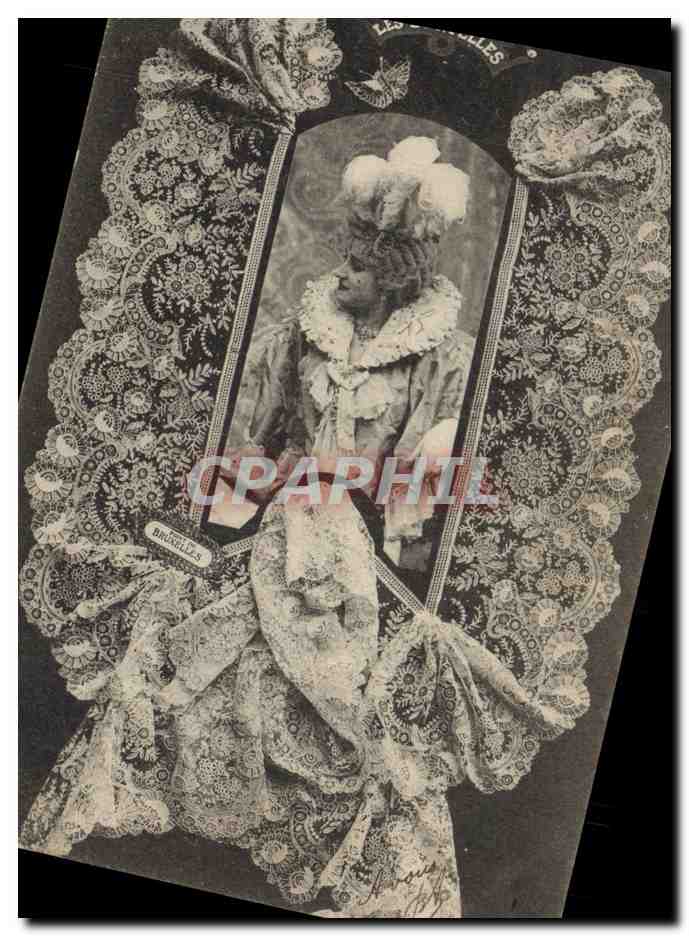 CPA Folklore Dentelle Dentelliere Bruxelles