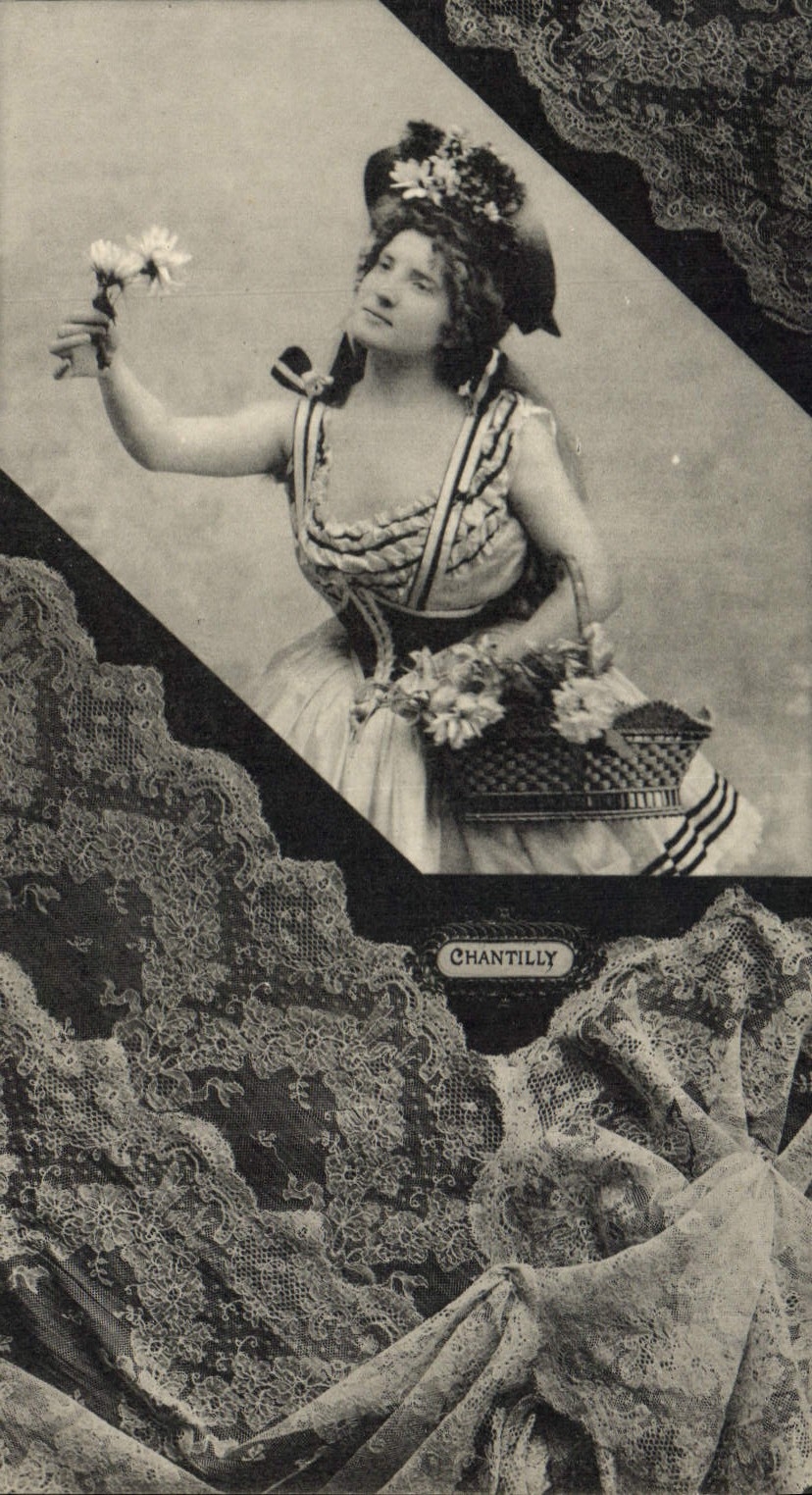 CPA Folklore Dentelle Dentelliere Chantilly