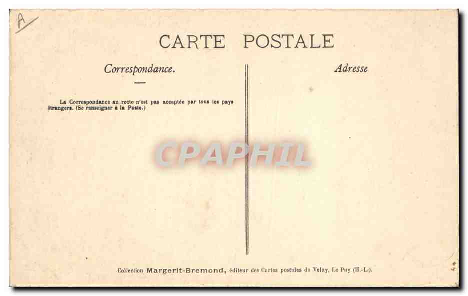 CPA Folklore Dentelle Dentelliere Chantilly — Verso