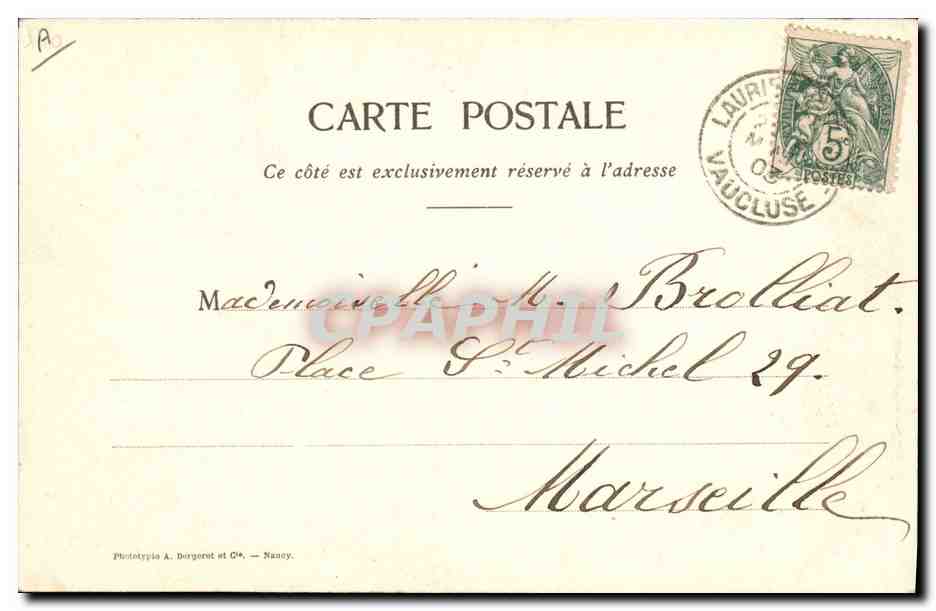 CPA Folklore Dentelle Dentelliere Point d'Alencon — Verso