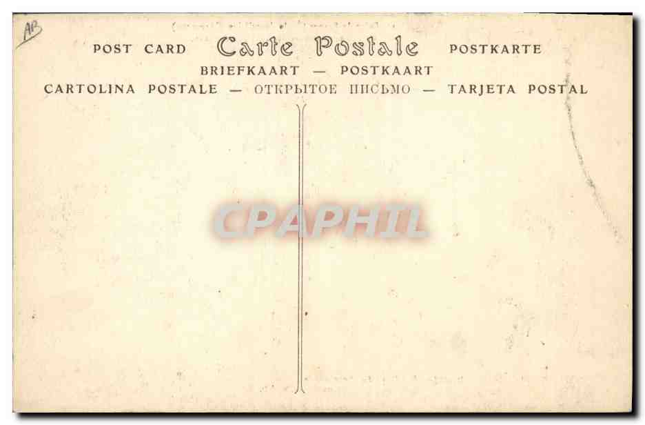 CPA Folklore Dentelle Dentelliere Point de France Ecole dentelliere d'Argentan Environs de Caen — Verso