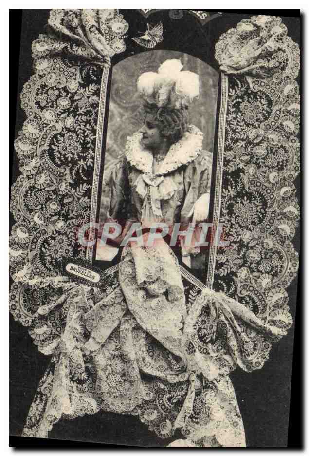 CPA Folklore Dentelle Dentelliere Bruxelles