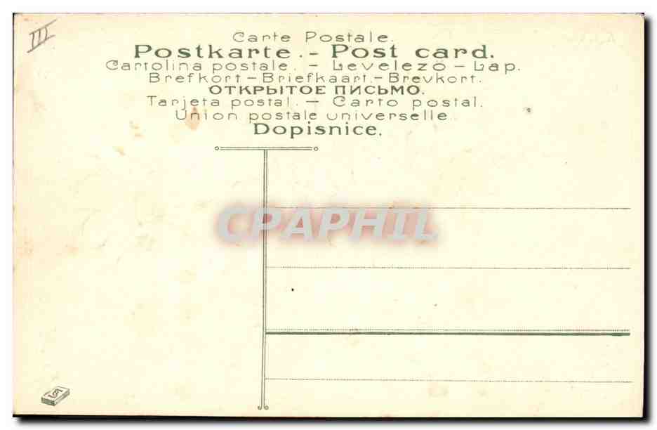 CPA Fantaisie Main Fleurs  — Verso