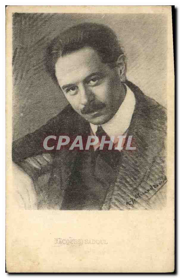 Jacques Sadoul — portrait — éditeur inconnu, n° de série non visible