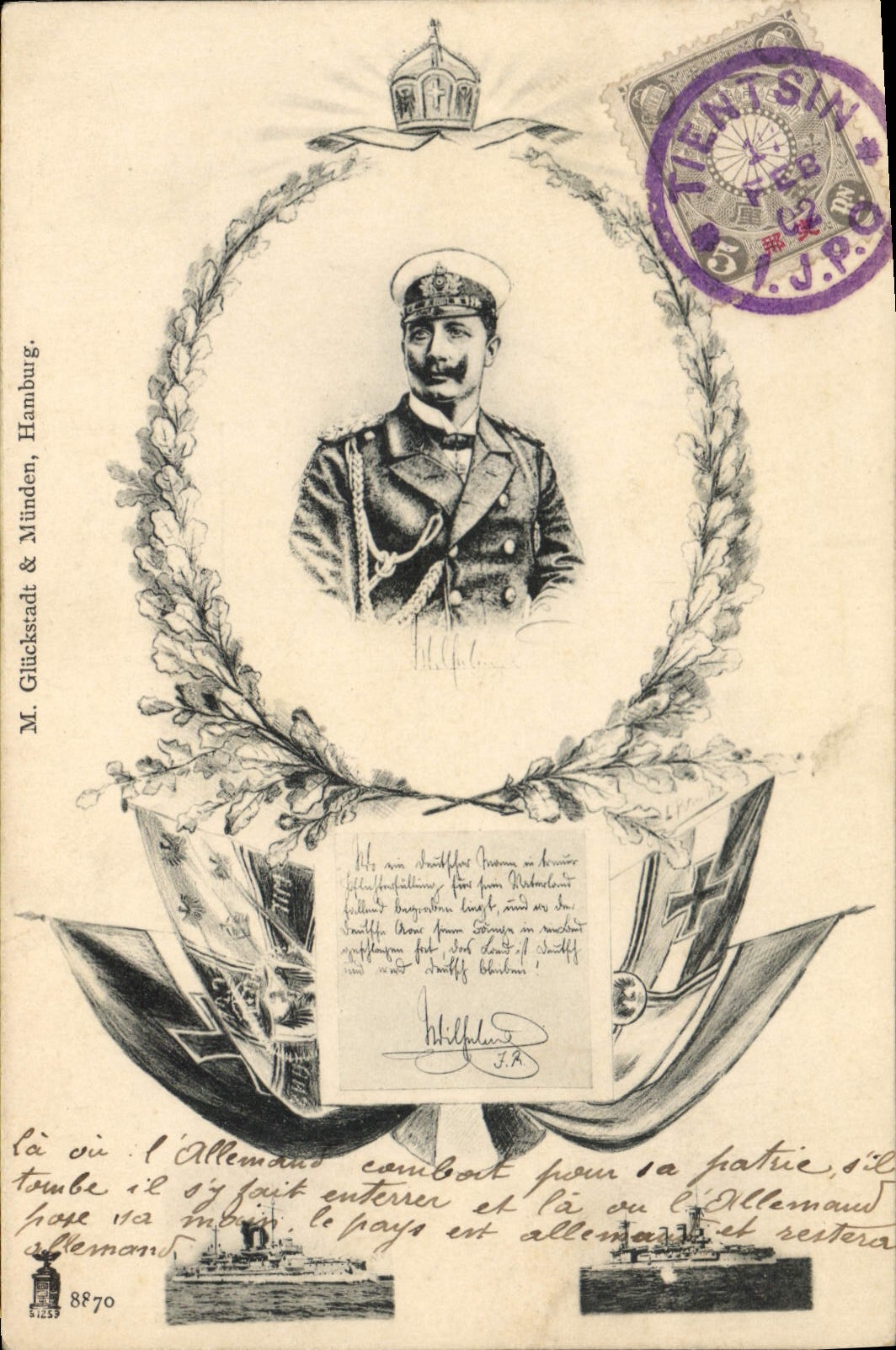 CPA Militaire Chine Bateaux China 