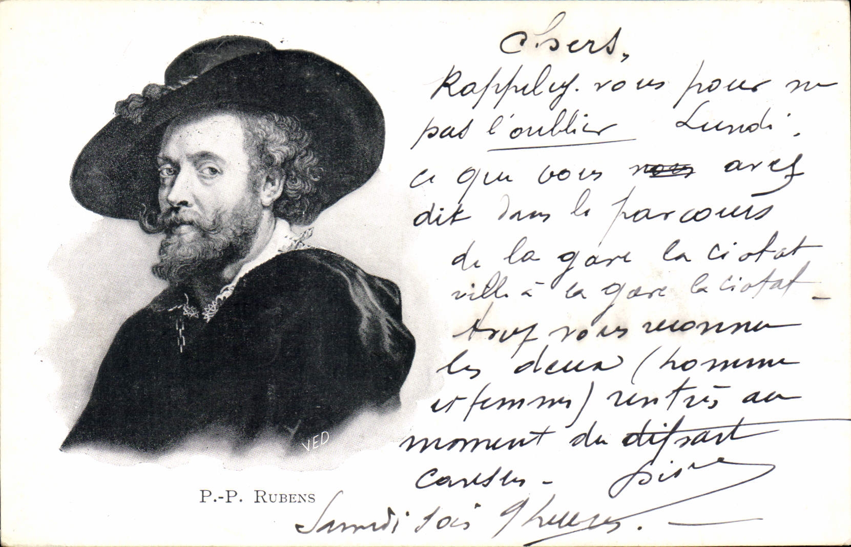 CPA PP Rubens Peintre 