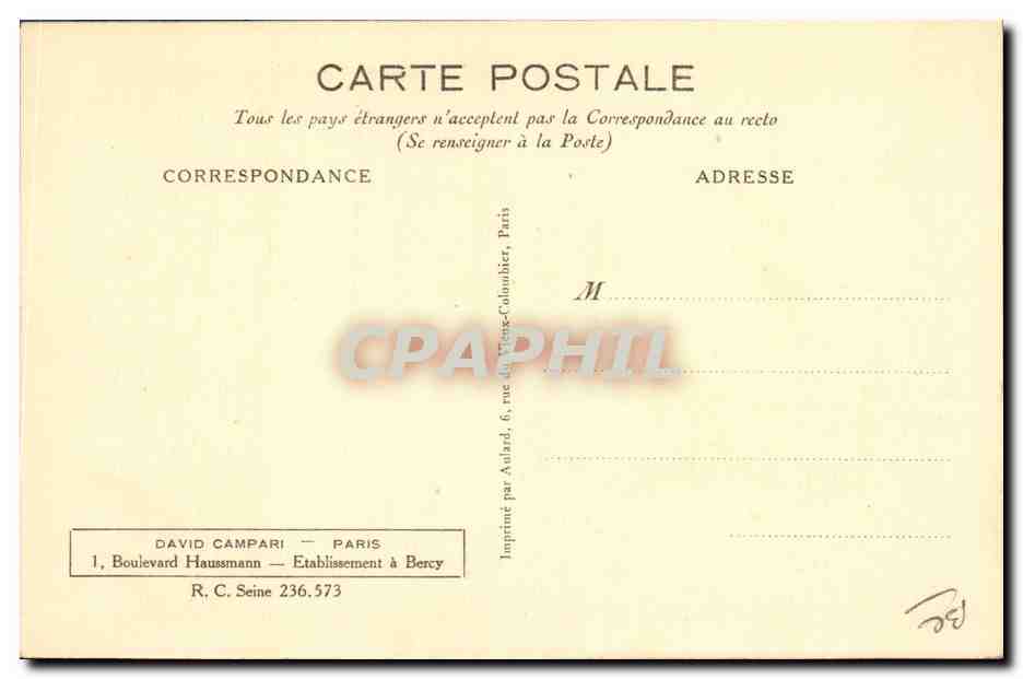 Homme en chapeau — publicité pour Campari — Studio E.-Manuel Presa — Reverso