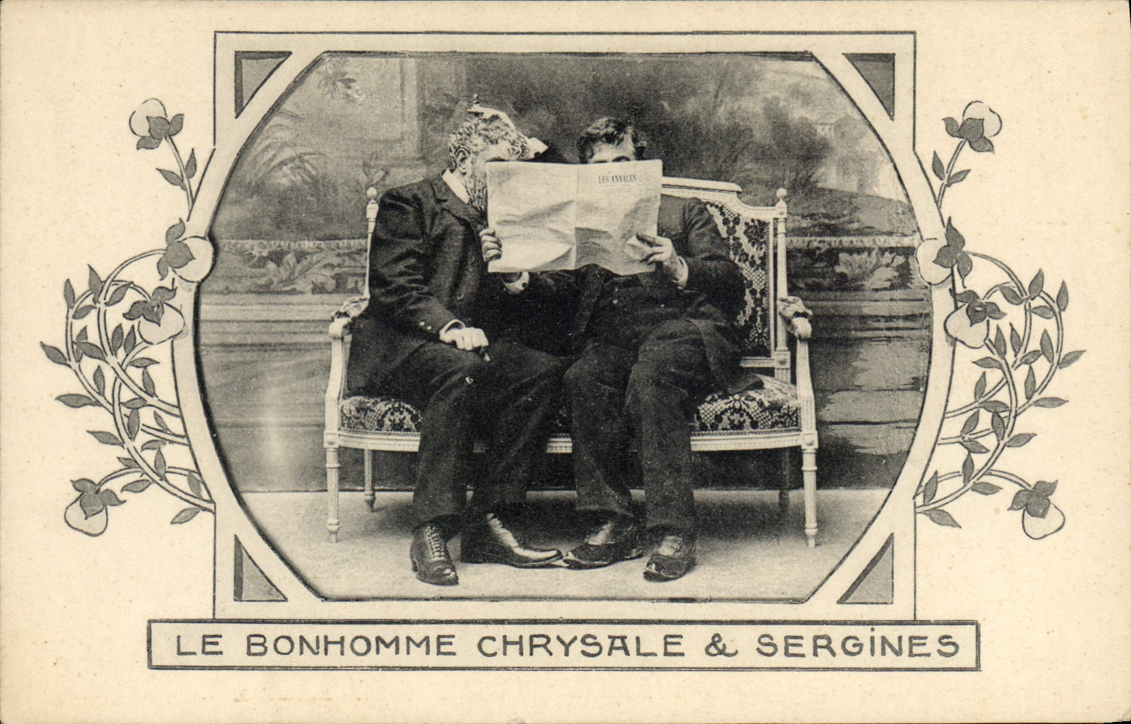 Le Bonhomme Chrysale & Sergines — Série de cartes postales — Éditeur : Les Annales Politiques et Littéraires