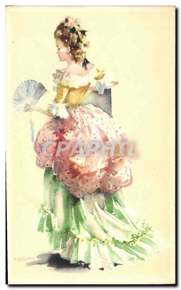 Femme en robe de cour — style XVIIIe siècle — AVROS, Amsterdam