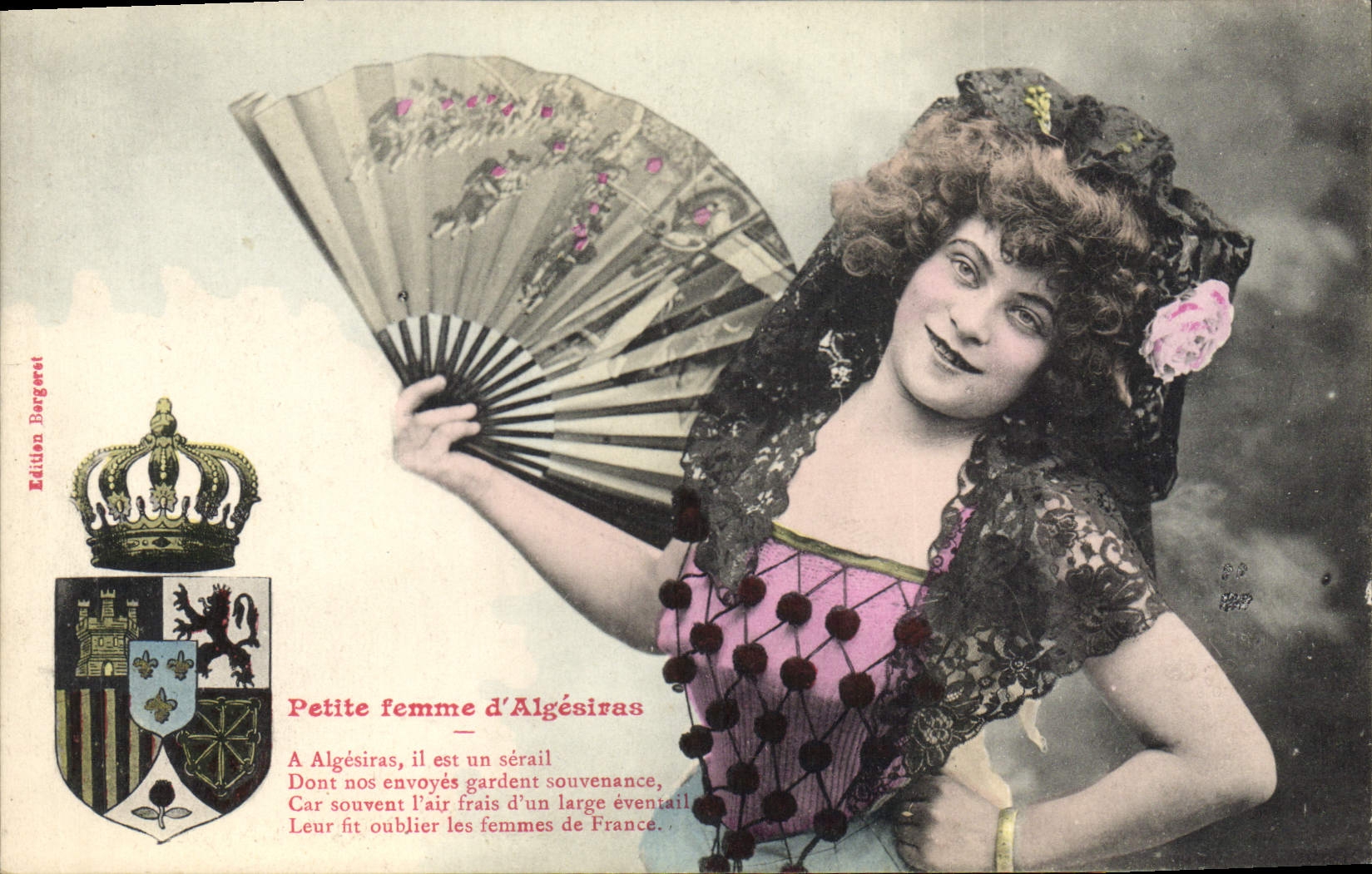 Petite femme d'Algésiras — Édition Bergeret, n° III