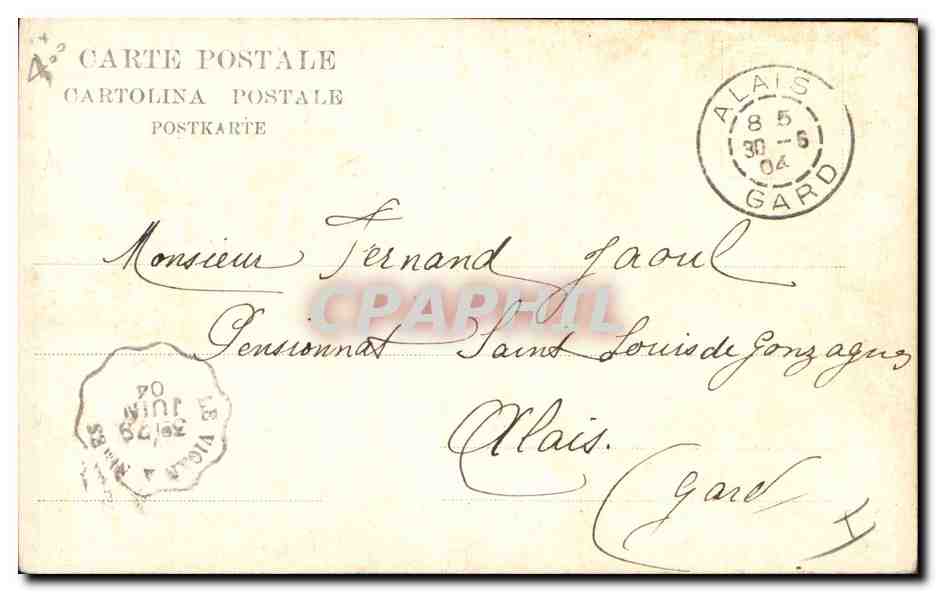 CPA Fantaisie Femme Eventail  — Rückseite