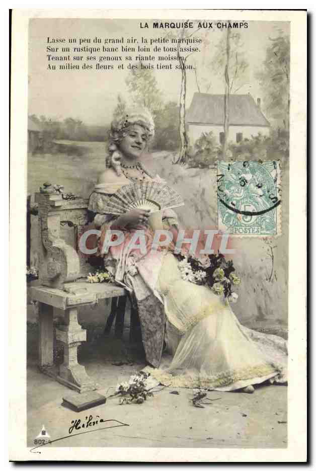 La Marquise aux Champs — poème imprimé — éditeur Héloïse, n° 8024