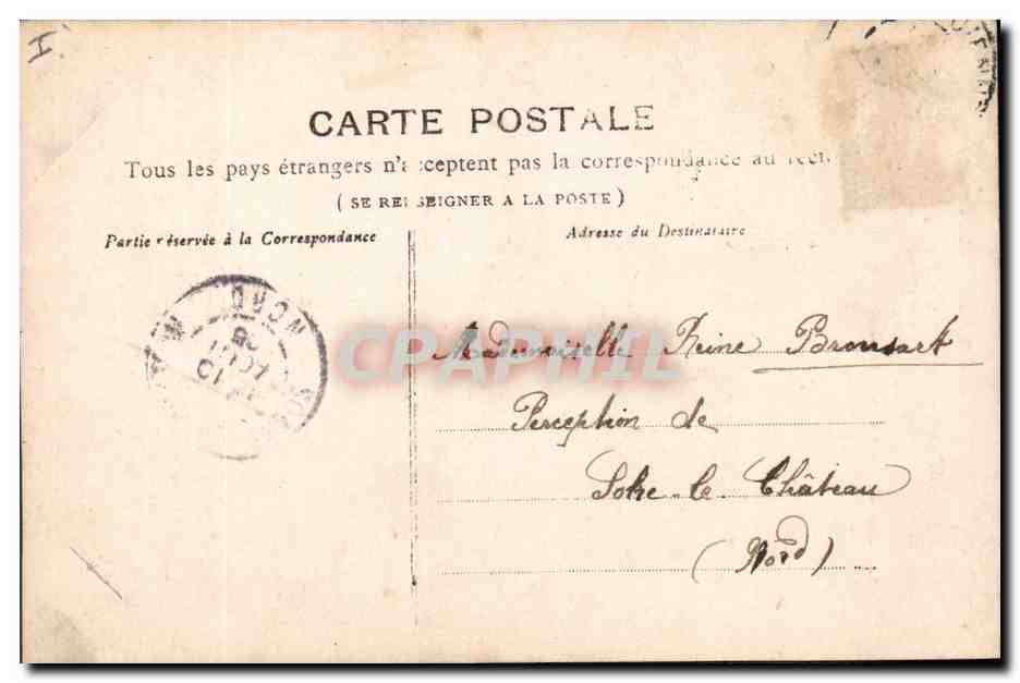 La Marquise aux Champs — poème imprimé — éditeur Héloïse, n° 8024 — Reverso