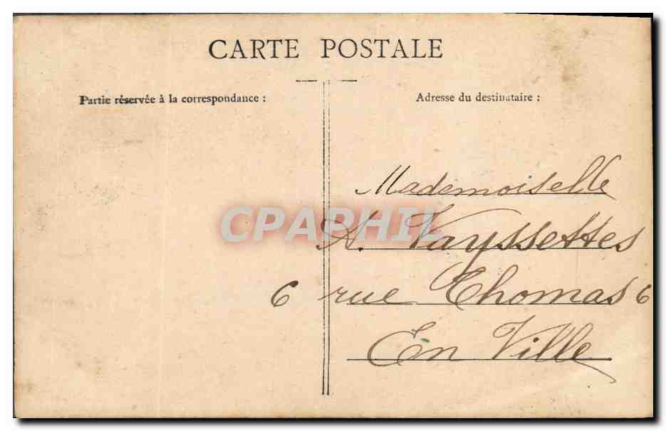 Deux femmes jouant aux cartes — La Bonne Aventure — éditeur non identifié, n° 577 — Verso