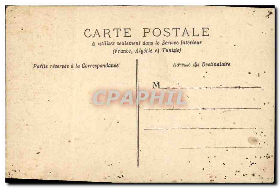CPA Fantaisie Femme Eventail Le tir  — Verso