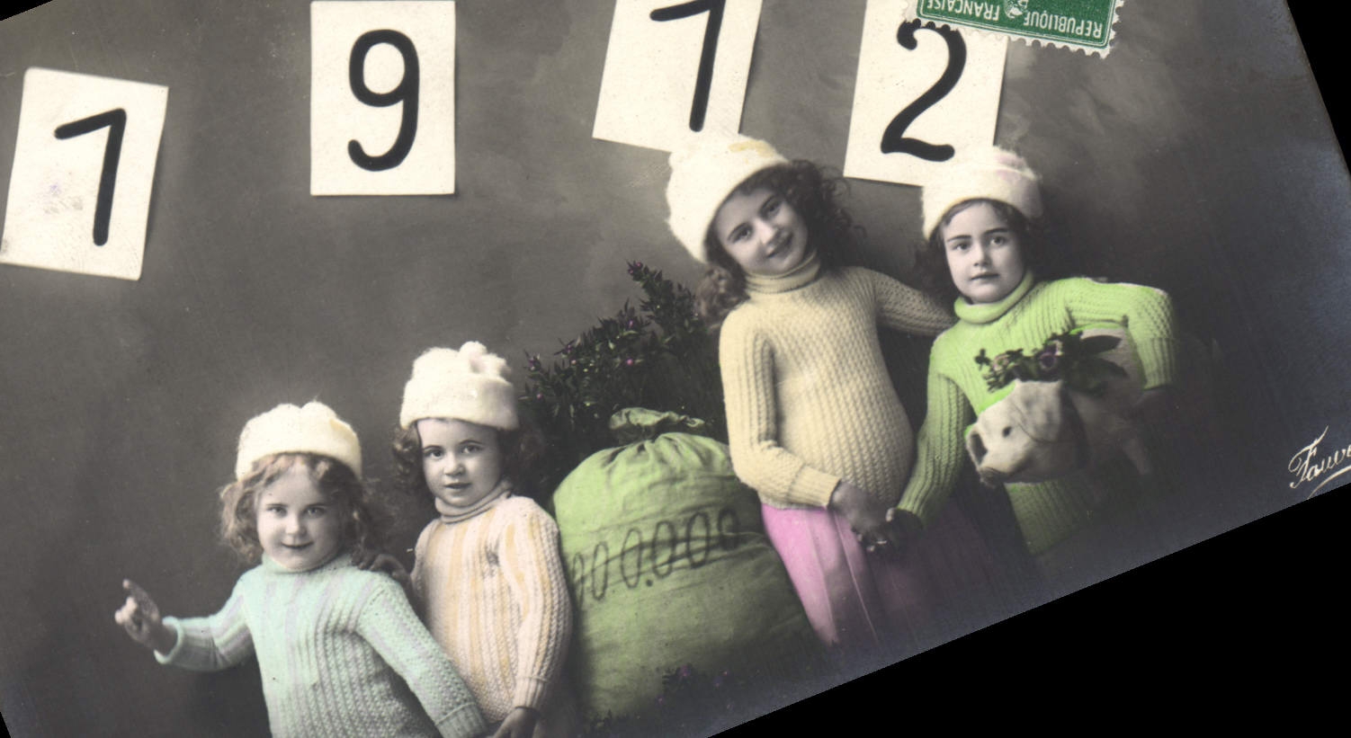 Quatre jeunes filles — Année 1972 — Éditeur Faure