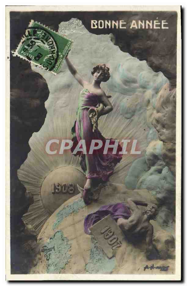Féérie — Buena Año 1908 — A. H. — editor no visible