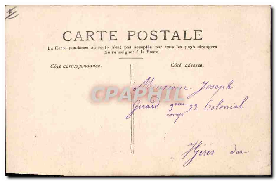 CPA Fantaisie Fleurs Femme Coeur  — Rückseite