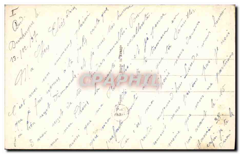 CPA Fantaisie Fleurs Femme Coeur  — Back