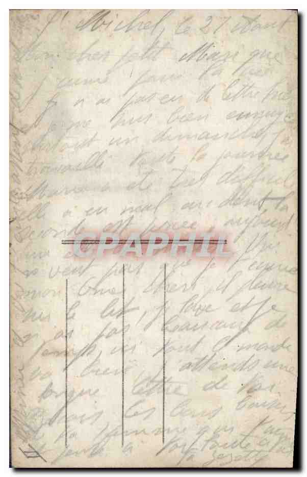 CPA Fantaisie Fleurs Femme Coeur  — Rückseite