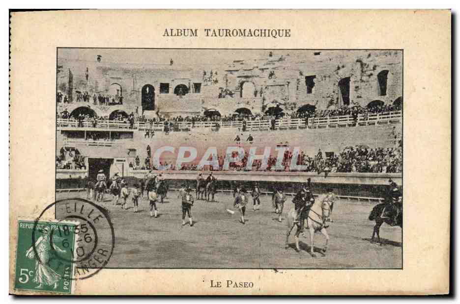 CPA Corrida Course de taureaux Le Paseo 
