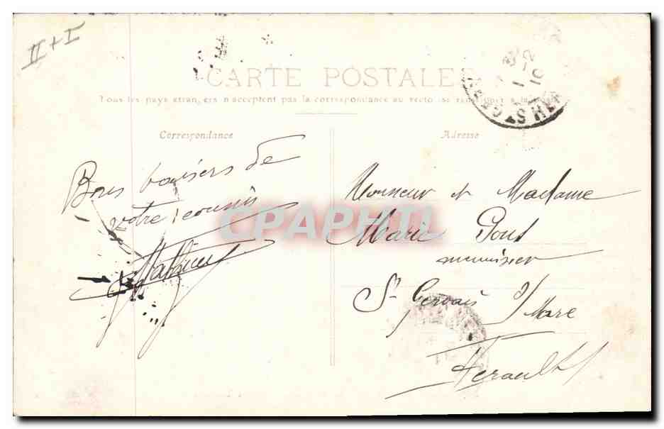 CPA Bateau de Guerre Cuirasse d'escadre Verite  — Verso