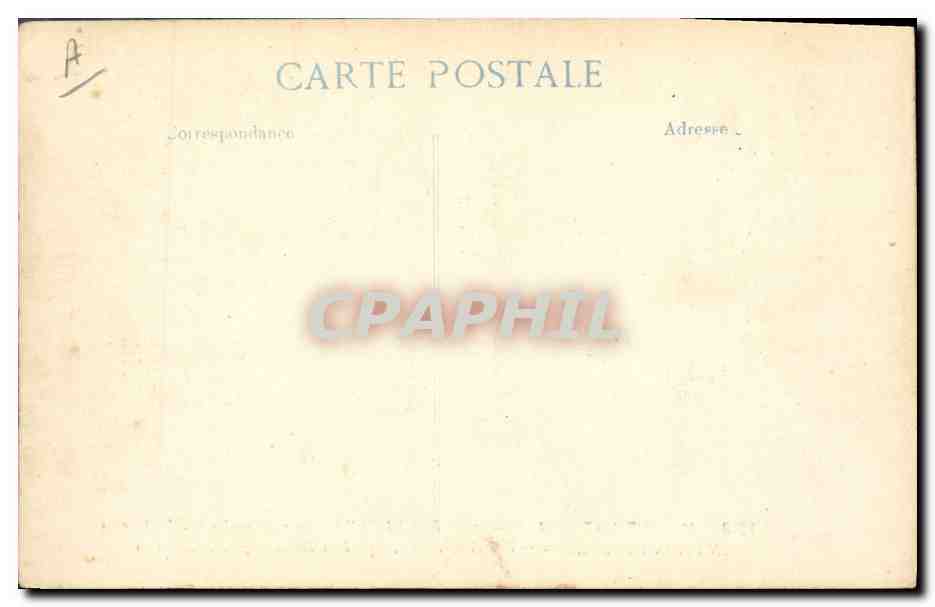 CPA Bateau de Guerre Vergniaud Cuirasse d'escadre  — Verso