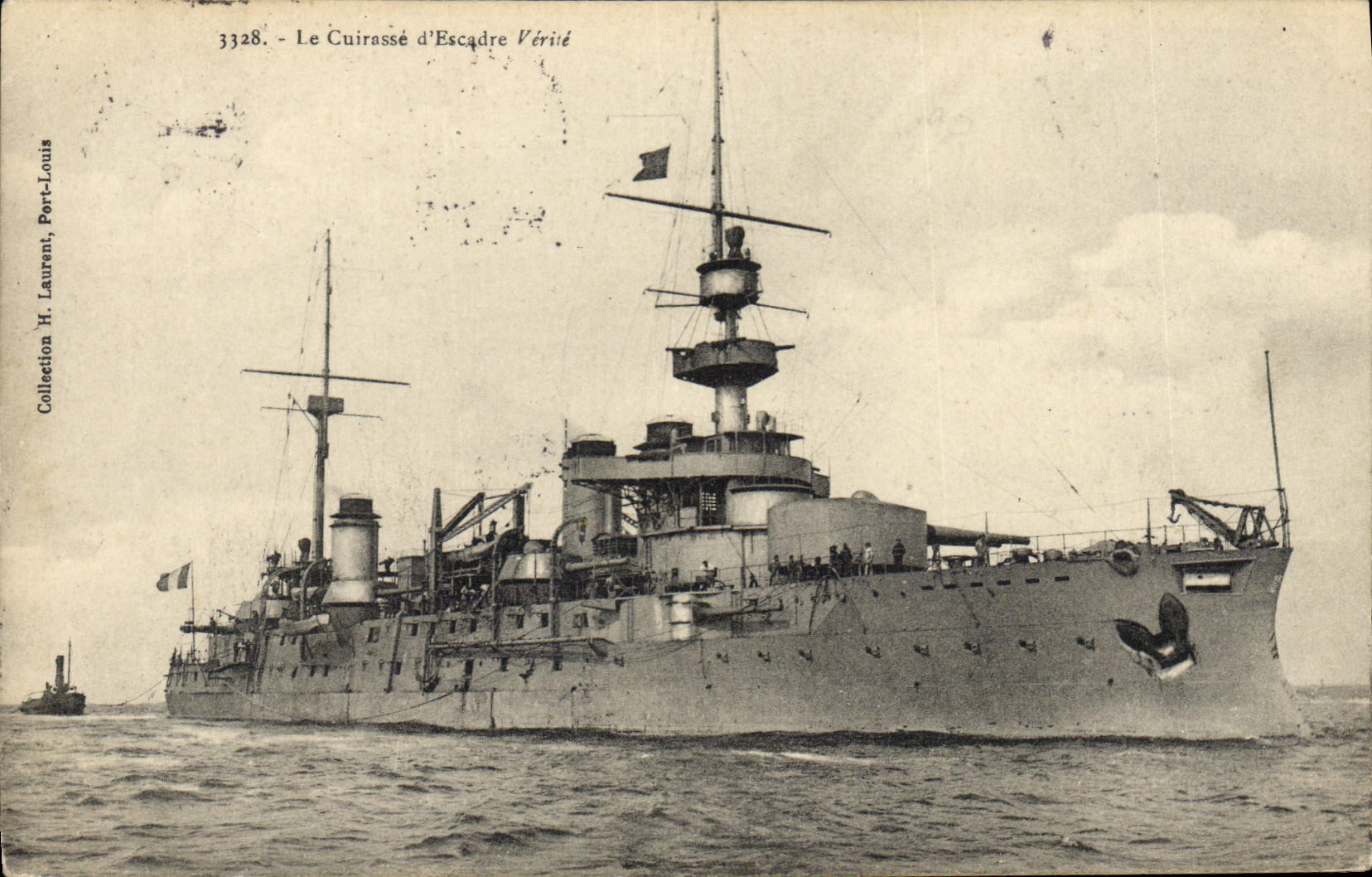 Le Cuirassé d'Escadre Vérité — Collection H. Laurent, n° 3328