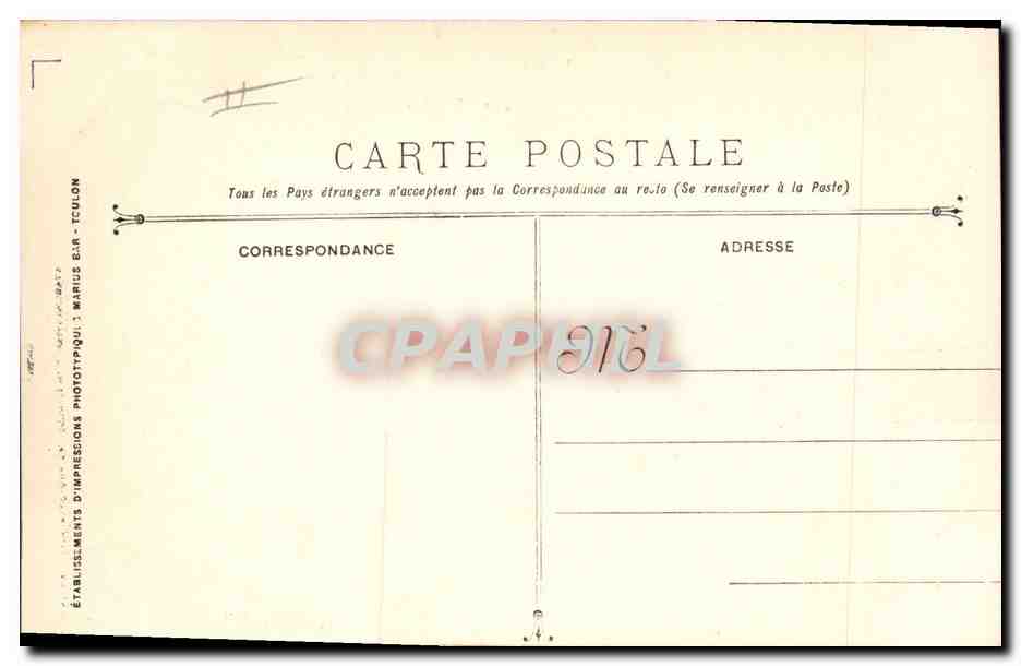 Waldeck-Rousseau — Croiseur-cuirassé — Phototypie Marius Bar — Verso