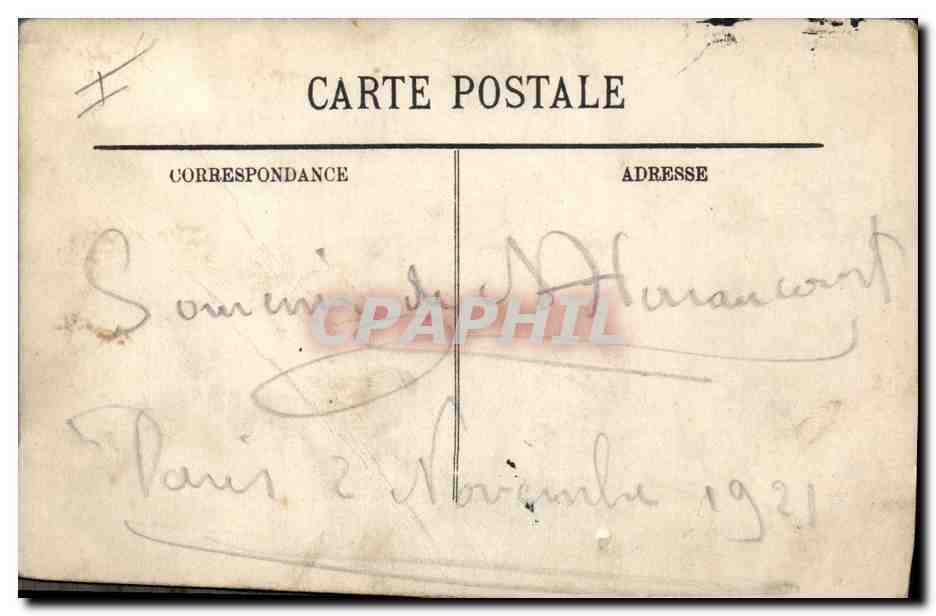 CPA Bateau de Guerre Le Waldeck Rousseau Croiseur Cuirasse de 1ere classe  — Verso